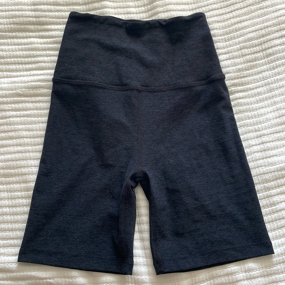 Beyond yoga spacedye keep pace biker short- 7inch
